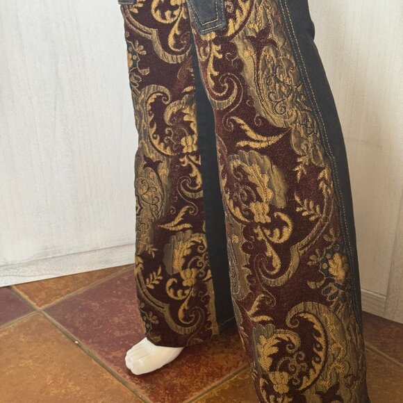 RARE! Vintage Serious Los Angeles Tapestry Jeans – Medium (Fits 4–6) – NWOT - Picture 9 of 16